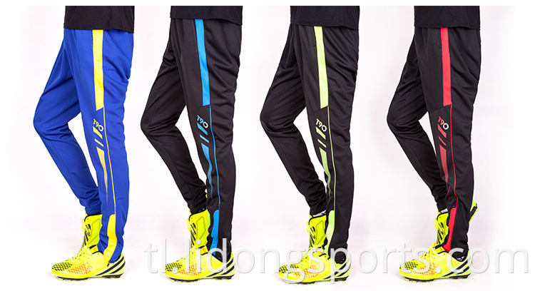 Pakyawan mens track pants zipper bulsa pantalon football pagsasanay mahabang pantalon para sa pagtakbo